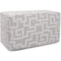 James Allan Mistify 36 Wide Plywood Framed Olefin Bench Fog