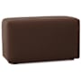 James Allan Sensibility 36 Wide Plywood Framed Acrylic Bench Chocolate