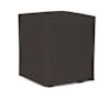 James Allan Sensibility Cube Ottoman Cover - Cover Only Charcoal
