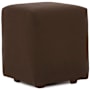 James Allan Sensibility Cube Ottoman Cover - Cover Only Chocolate