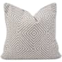 James Allan Gladius 24" x 24" Polyester and Rolefin Covered Polyester Filled Accent Pillow Sand