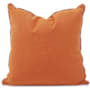 James Allan Sensibility 24" x 24" Polyester and Rolefin Covered Polyester Filled Accent Pillow with Decorative Cording Canyon