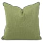 James Allan Sensibility 24" x 24" Polyester and Rolefin Covered Polyester Filled Accent Pillow with Decorative Cording Moss