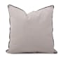 James Allan Sensibility 24" x 24" Polyester and Rolefin Covered Polyester Filled Accent Pillow with Decorative Cording Sand
