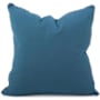 James Allan Sensibility 24" x 24" Polyester and Rolefin Covered Polyester Filled Accent Pillow with Decorative Cording Turquoise