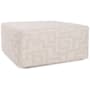 James Allan Mistify 36" Wide Plywood and Polyester Outdoor Square Ottoman Natural