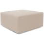 James Allan Sensibility 36" Wide Plywood and Polyester Outdoor Square Ottoman with Foam Filling Sand