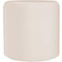 James Allan Sensibility 18" Wide Plywood and Polyester Outdoor Round Ottoman with Foam Filling Sand