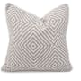 James Allan Gladius 20" x 20" Polyester and Rolefin Covered Polyester Filled Accent Pillow Sand