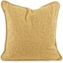 James Allan Subtlety 20" x 20" Polyester and Rolefin Covered Polyester Filled Accent Pillow Gold