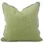 James Allan Sensibility 20" x 20" Polyester and Rolefin Covered Polyester Filled Accent Pillow with Decorative Cording Moss