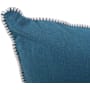 James Allan Sensibility 20" x 20" Polyester and Rolefin Covered Polyester Filled Accent Pillow with Decorative Cording Turquoise