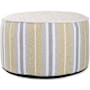 James Allan Polarity 22" Wide Polyester Outdoor Short Pouf Ottoman Moss