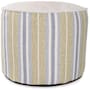 James Allan Polarity 22" Wide Polyester Outdoor Tall Pouf Ottoman Moss