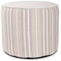James Allan Polarity 22" Wide Polyester Outdoor Tall Pouf Ottoman Sand