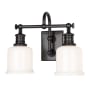 James Allan Elm 2 Light 14" Wide Bathroom Vanity Light Old Bronze