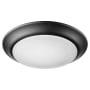 James Allan Expanse 8" Wide LED Flush Mount Bowl Ceiling Fixture Noir