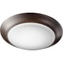 James Allan Expanse 8" Wide LED Flush Mount Bowl Ceiling Fixture Oiled Bronze
