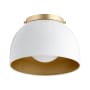 James Allan Orchid 11" Wide Flush Mount Ceiling Fixture Studio White