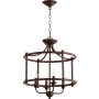 James Allan Magnificence 4 Light 18" Wide Taper Candle Chandelier / Semi-Flush Ceiling Fixture Oiled Bronze
