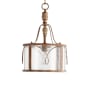 James Allan Horizon 11-1/2" Wide Single Light Persian Drum Pendant French Umber