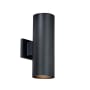 James Allan Bennett 2 Light 14" Tall Outdoor Wall Sconce Textured Black