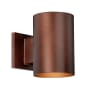 James Allan Bennett 7" Tall Outdoor Wall Sconce Bronze
