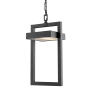 James Allan Roland 11" Wide LED Outdoor Pendant Black