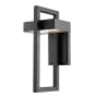 James Allan Roland 15" Tall LED Outdoor Wall Sconce Black