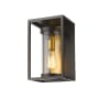 James Allan Sherman 13" Tall Outdoor Wall Sconce Deep Bronze / Outdoor Brass