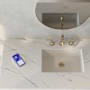 James Martin Vanities 48" Engineered Stone Vanity Top with Backsplash and Side splash Ethereal Noctis