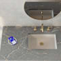 James Martin Vanities 48" Engineered Stone Vanity Top with Backsplash and Side splash Parisien Bleu