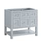 James Martin Vanities Breckenridge 36" Free Standing Single Basin Poplar Wood Vanity Cabinet Only Serenity Blue