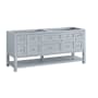 James Martin Vanities Breckenridge 72" Free Standing Double Basin Poplar Wood Vanity Cabinet Only Serenity Blue