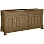 James Martin Vanities Brookfield 72" Free Standing Double Basin Vanity Cabinet Only - Less Vanity Top Honey Oak