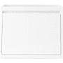 James Martin Vanities Mantova 24" Wall Mounted Single Basin Poplar Wood Vanity Cabinet Only Glossy White