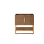 James Martin Vanities Columbia 32" Single Free Standing Vanity Cabinet - Less Vanity Top Latte Oak