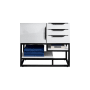 James Martin Vanities Columbia 36" Single Free Standing Vanity Cabinet - Less Vanity Top Glossy White
