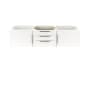 James Martin Vanities Columbia 59" Double Wall Mounted Vanity Cabinet - Less Vanity Top Glossy White