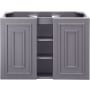 James Martin Vanities Alicante' 40" Wall Mounted Single Basin Hardwood Vanity Cabinet Only Grey Smoke