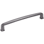 Jeffrey Alexander Milan 1 Series 6-5/16" Center to Center Rounded Corner Cabinet Handle / Drawer Pull Gun Metal