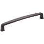 Jeffrey Alexander Milan 1 Series 6-5/16" Center to Center Rounded Corner Cabinet Handle / Drawer Pull Brushed Oil Rubbed Bronze