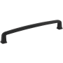 Jeffrey Alexander Milan 1 Series 6-5/16" Center to Center Rounded Corner Cabinet Handle / Drawer Pull Matte Black