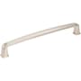 Jeffrey Alexander Milan 1 Series 6-5/16" Center to Center Rounded Corner Cabinet Handle / Drawer Pull Satin Nickel