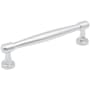 Jeffrey Alexander Jules 5-1/16" Center to Center (128mm) Elegant Modern Tapered Cabinet Bar Handle / Drawer Bar Pull Polished Chrome