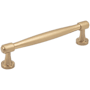 Jeffrey Alexander Jules 5-1/16" Center to Center (128mm) Elegant Modern Tapered Cabinet Bar Handle / Drawer Bar Pull Satin Bronze