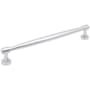 Jeffrey Alexander Jules 12" Center to Center Elegant Modern Industrial Appliance Tapered Bar Handle / Appliance Bar Pull Polished Chrome