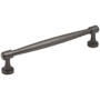 Jeffrey Alexander Jules 6-5/16" Center to Center (160mm) Elegant Modern Tapered Cabinet Bar Handle / Drawer Bar Pull Brushed Pewter