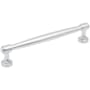 Jeffrey Alexander Jules 6-5/16" Center to Center (160mm) Elegant Modern Tapered Cabinet Bar Handle / Drawer Bar Pull Polished Chrome