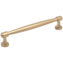 Jeffrey Alexander Jules 6-5/16" Center to Center (160mm) Elegant Modern Tapered Cabinet Bar Handle / Drawer Bar Pull Satin Bronze